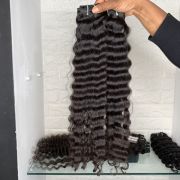 Ricce Naturale di 2,3 o 4 pacchetti + Closure