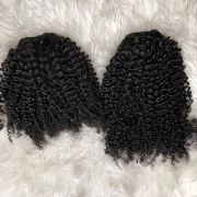 Afro Kinky Curl ricci di tipo 4A-4C offerta dei Bundles con o senza closure