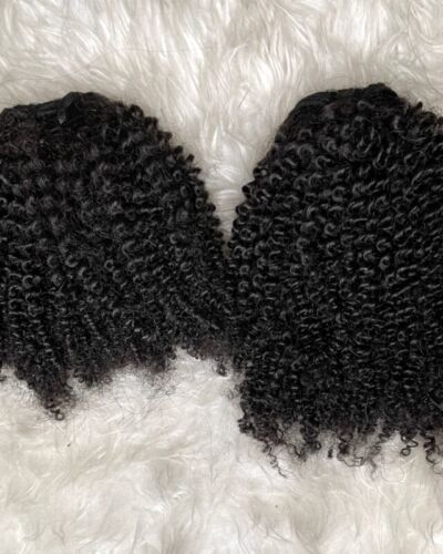 Afro Kinky Curl ricci di tipo 4A-4C offerta dei Bundles con o senza closure