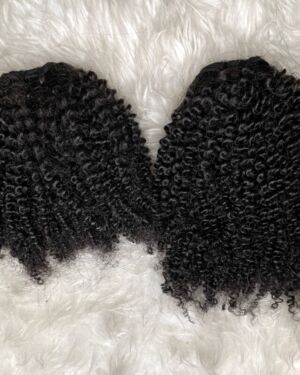 Afro Kinky Curl ricci di tipo 4A-4C offerta dei Bundles con o senza closure