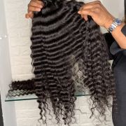 Ricce Naturale di 2,3 o 4 pacchetti + Closure