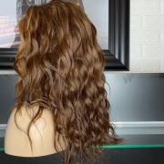 FHP Parrucca full lace castana chiara con face frame highlight