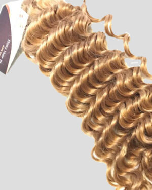 Biondo Dorato Deep Wave Remy Hair