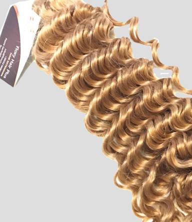 Biondo Dorato Deep Wave Remy Hair