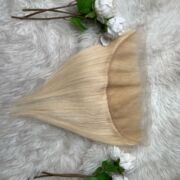 Straight platinum blonde lace frontal