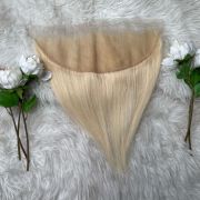 Straight platinum blonde lace frontal