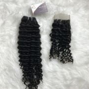 Loose Curly 2,3 or 4 Pacchetti+ Closure